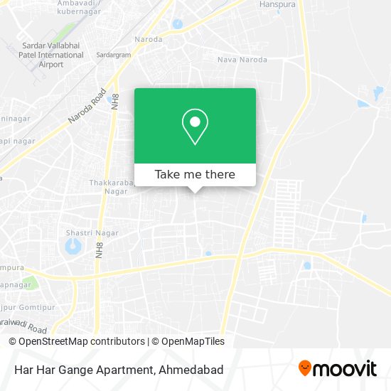 Har Har Gange Apartment map