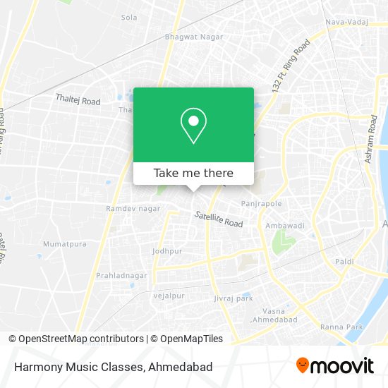 Harmony Music Classes map