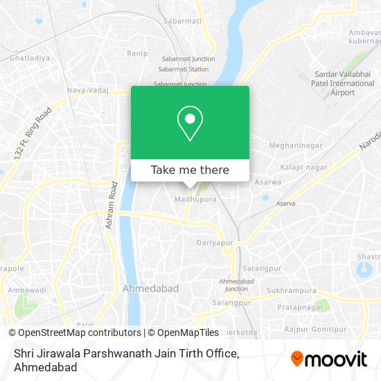 Shri Jirawala Parshwanath Jain Tirth Office map