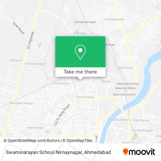 Swaminarayan School Nirnaynagar map