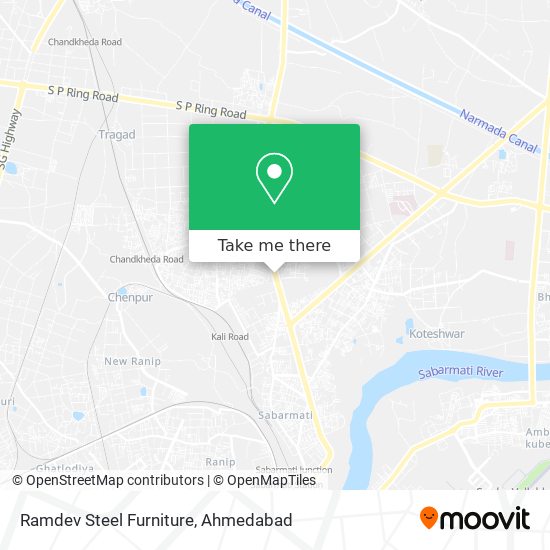 Ramdev Steel Furniture map