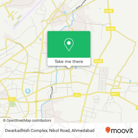 Dwarkadhish Complex, Nikol Road map