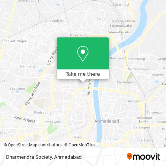 Dharmendra Society map