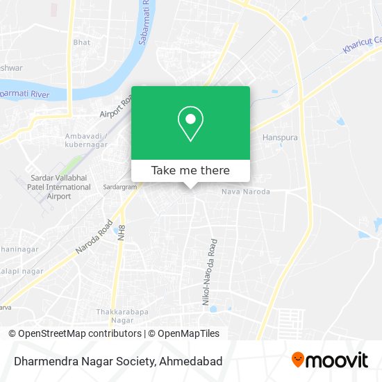 Dharmendra Nagar Society map