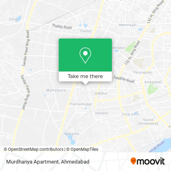 Murdhanya Apartment map