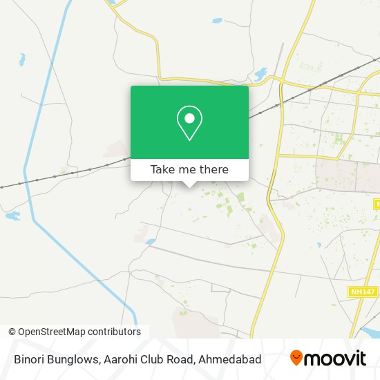 Binori Bunglows, Aarohi Club Road map