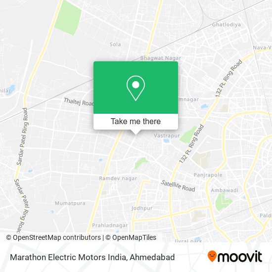 Marathon Electric Motors India map