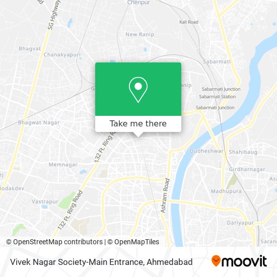Vivek Nagar Society-Main Entrance map