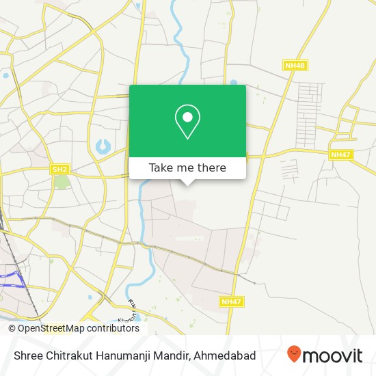 Shree Chitrakut Hanumanji Mandir map