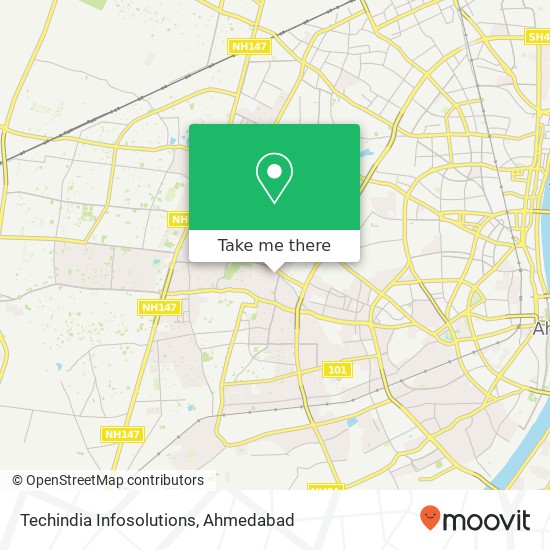 Techindia Infosolutions map
