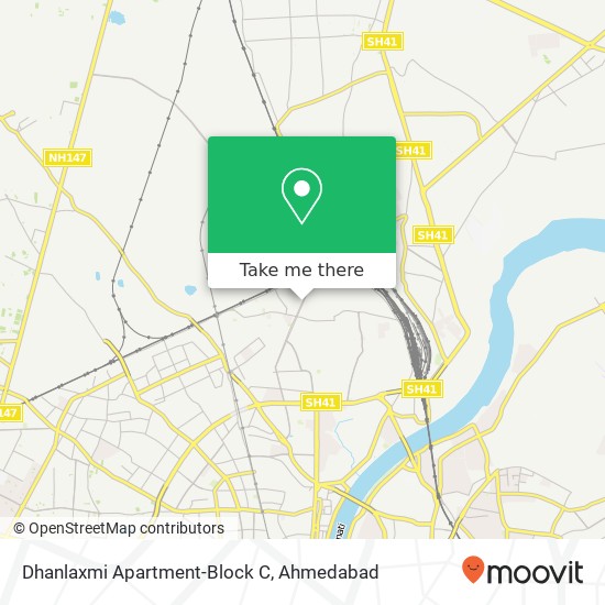 Dhanlaxmi Apartment-Block C map