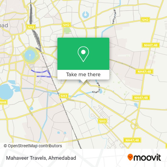 Mahaveer Travels map