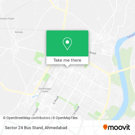 Sector 24 Bus Stand map