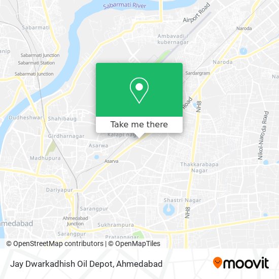 Jay Dwarkadhish Oil Depot map