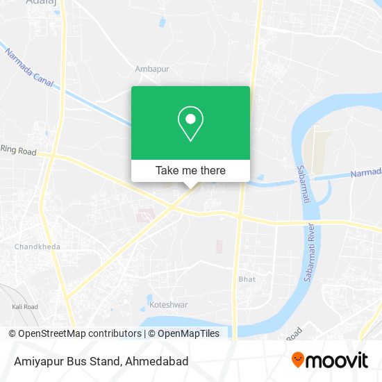 Amiyapur Bus Stand map