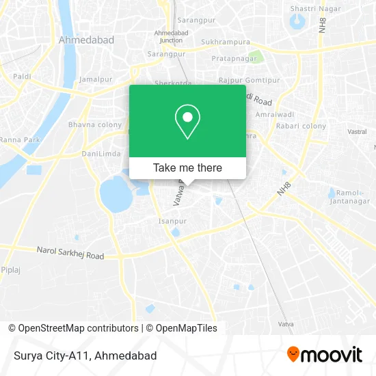 Surya City-A11 map