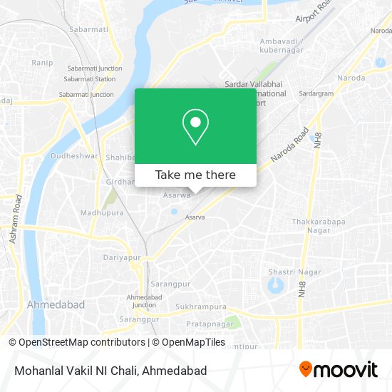 Mohanlal Vakil NI Chali map