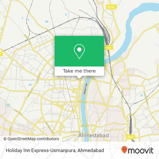 Holiday Inn Express-Usmanpura map
