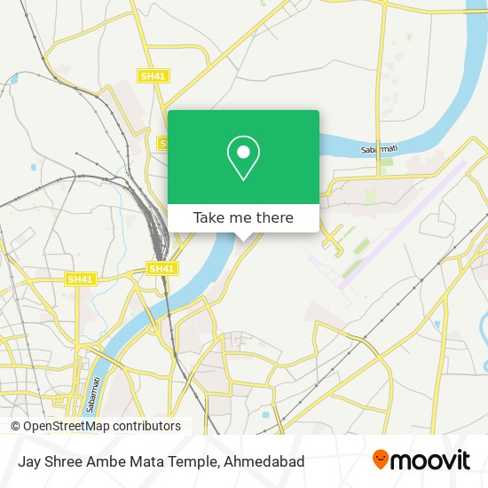 Jay Shree Ambe Mata Temple map