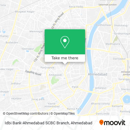 Idbi Bank-Ahmedabad SCBC Branch map
