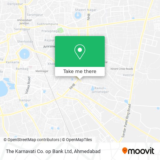 The Karnavati Co. op Bank Ltd map