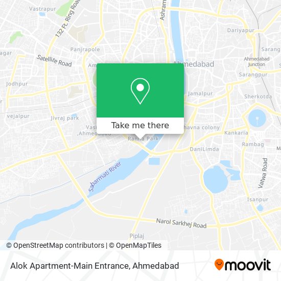 Alok Apartment-Main Entrance map