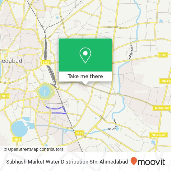 Subhash Market Water Distribution Stn map