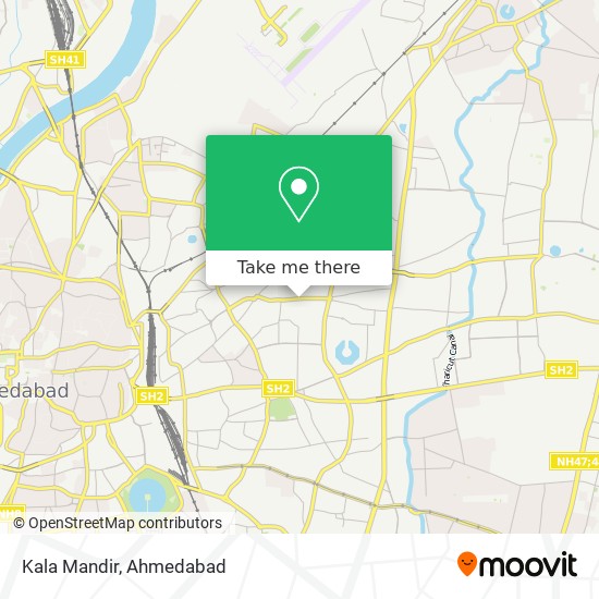 Kala Mandir map