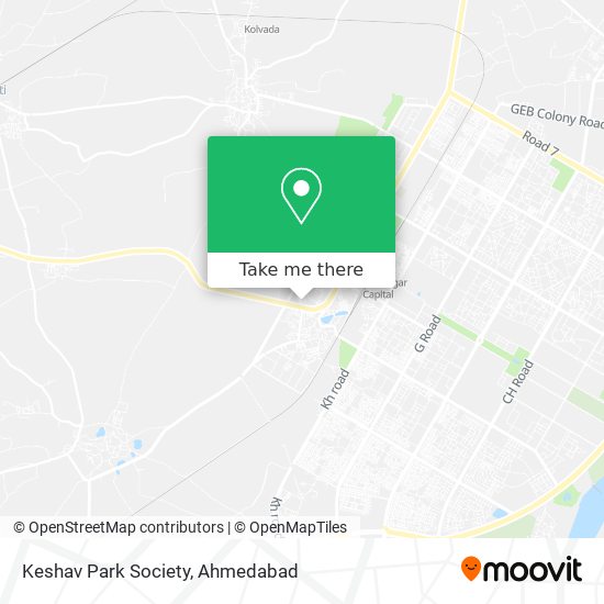 Keshav Park Society map