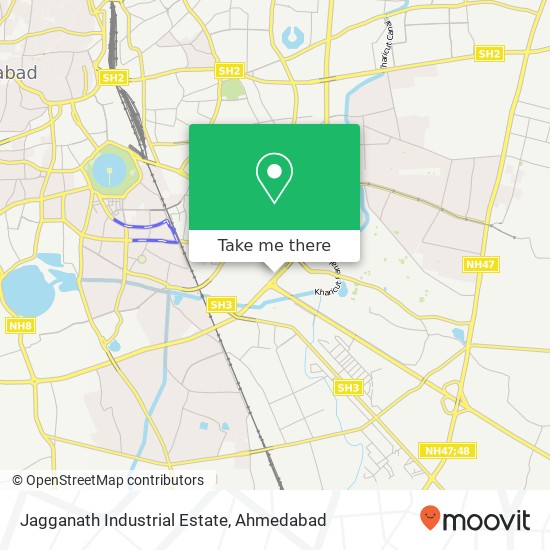 Jagganath Industrial Estate map
