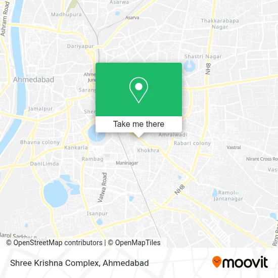 Shree Krishna Complex map