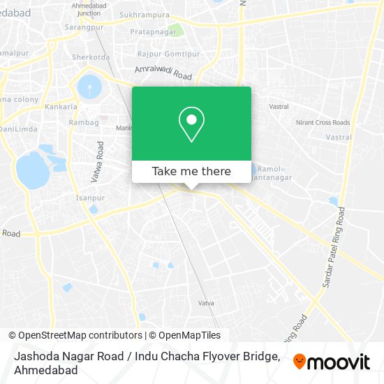 Jashoda Nagar Road / Indu Chacha Flyover Bridge map