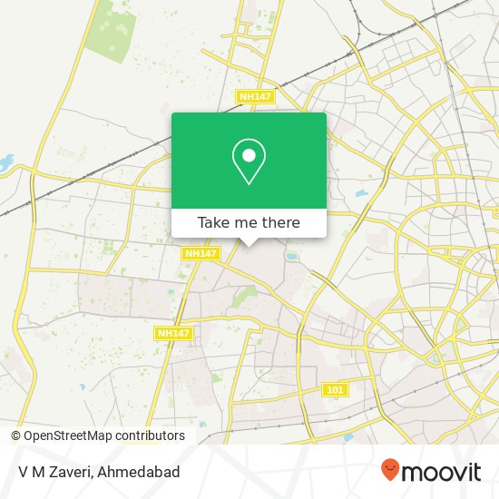 V M Zaveri map