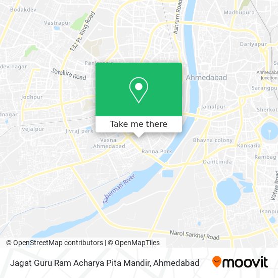 Jagat Guru Ram Acharya Pita Mandir map
