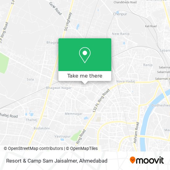 Resort & Camp Sam Jaisalmer map