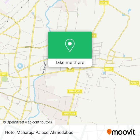 Hotel Maharaja Palace map