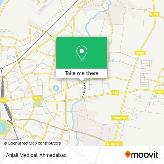 Anjali Medical map