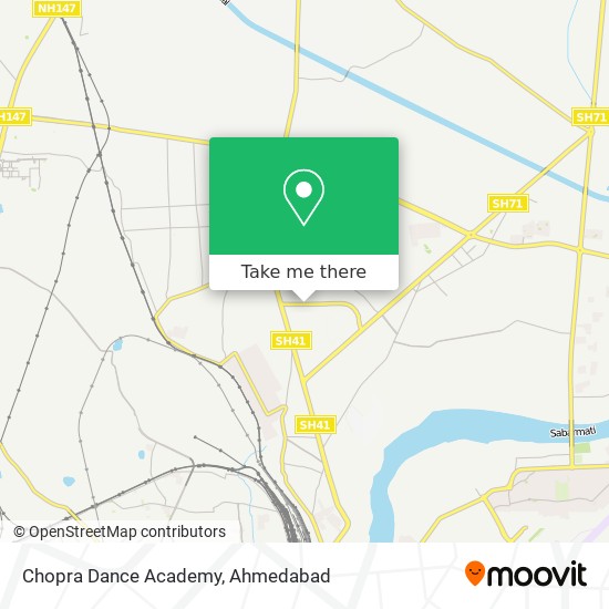 Chopra Dance Academy map