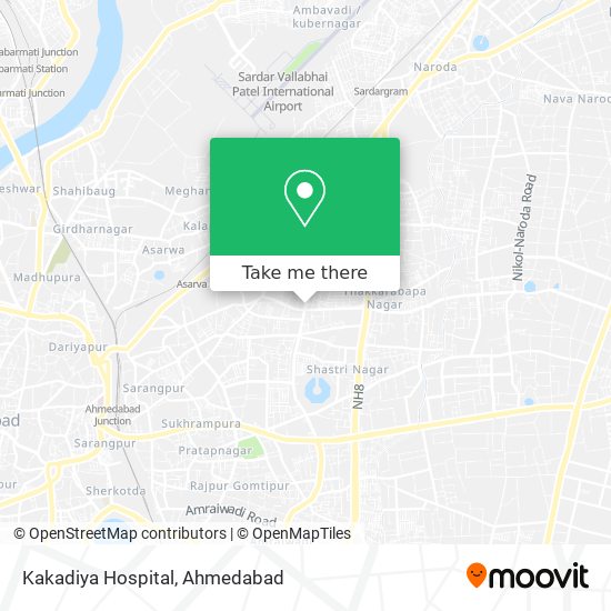 Kakadiya Hospital map