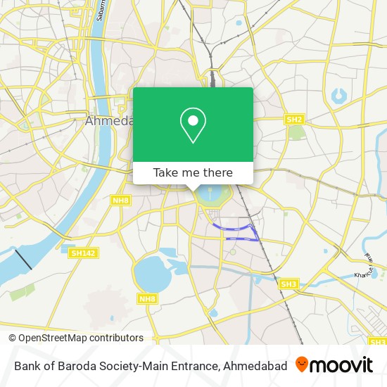 Bank of Baroda Society-Main Entrance map