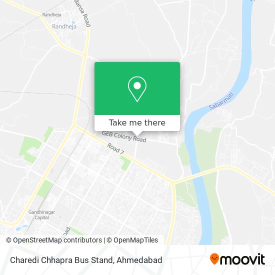 Charedi Chhapra Bus Stand map