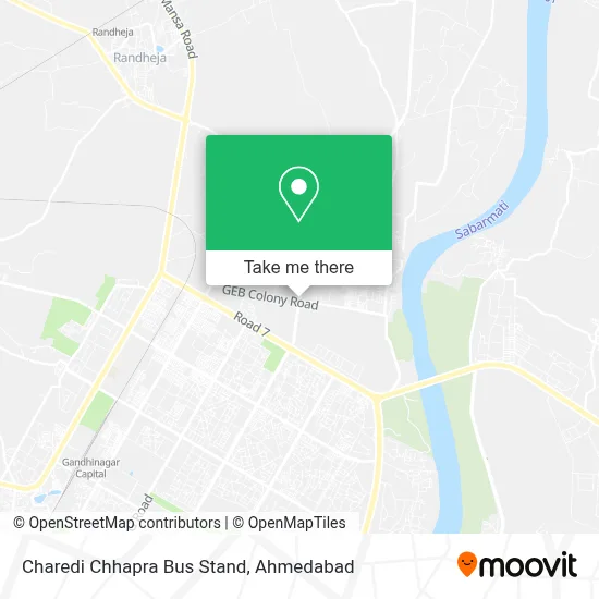 Charedi Chhapra Bus Stand map