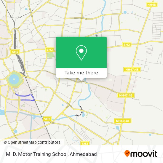 M. D. Motor Training School map