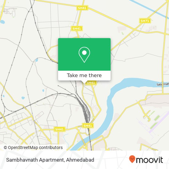 Sambhavnath Apartment map