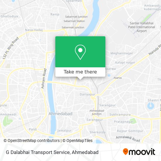 G Dalabhai Transport Service map