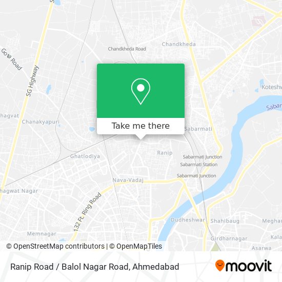 Ranip Road / Balol Nagar Road map