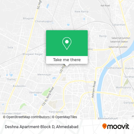 Deshna Apartment-Block D map