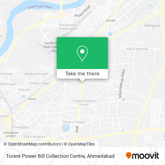 Torent Power Bill Collection Centre map