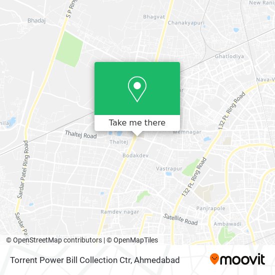 Torrent Power Bill Collection Ctr map