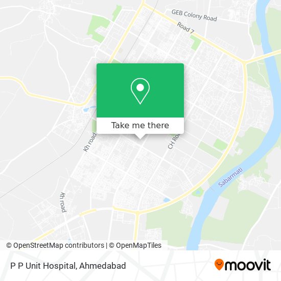 P P Unit Hospital map